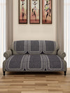 Romee 6-pieces grey geometric patterned 5-seater sofa covers slpss69
