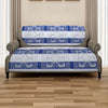 Romee 6-pieces blue & white damask patterned 5-seater sofa covers slpss78