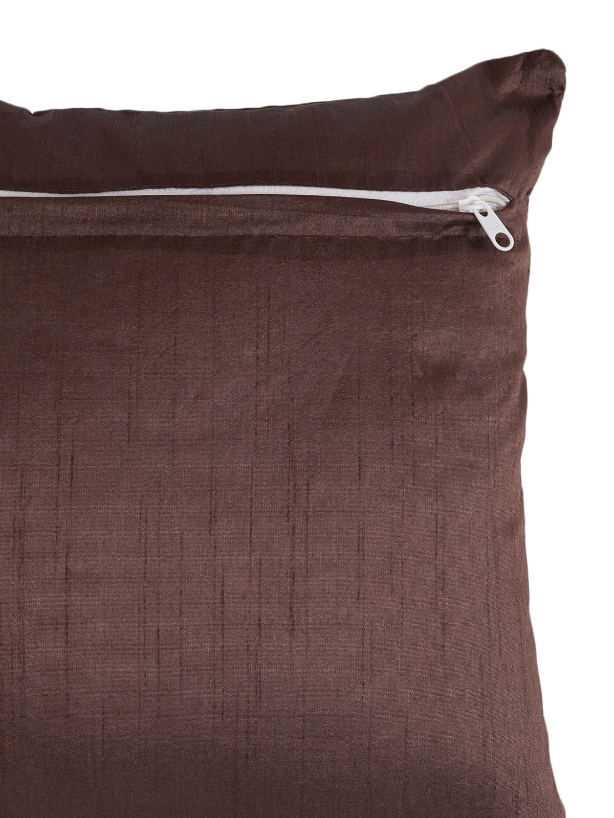 Coffee Brown Set of 5 Polyester 16 Inch x 16 Inch Cushion Covers