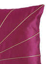 Purple Set of 5 Polyester 16 Inch x 16 Inch Cushion Covers