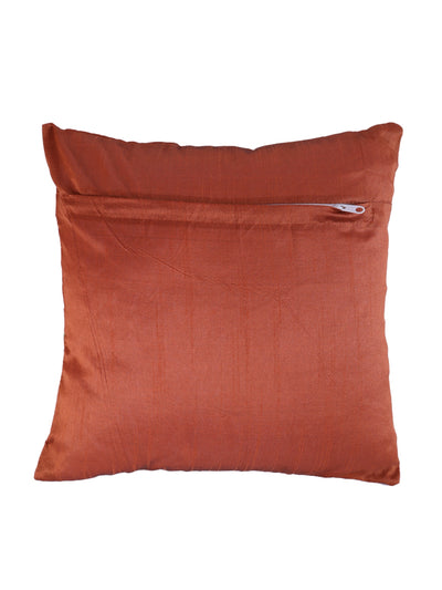 Polyester Cushion Covers 16x16 inches, Set of 5 - Orange