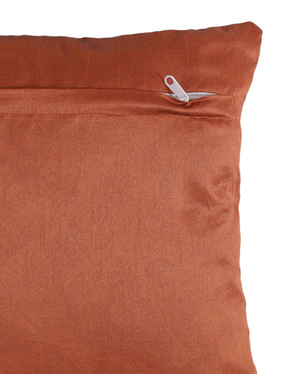 Polyester Cushion Covers 16x16 inches, Set of 5 - Orange