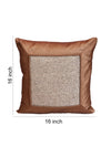 Brown & Beige Set of 5 Cushion Covers