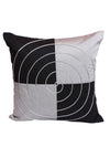 Silver & Black Set of 5 Cushion Covers