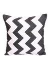 Black & White Set of 5 Polyester 16 Inch x 16 Inch Cushion Covers