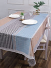 Polyester Geometric Printed Dining Table Cover Cloth 60x90 Inch - Multicolor