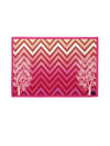 Pink Set of 6 Geometric Table Place Mats