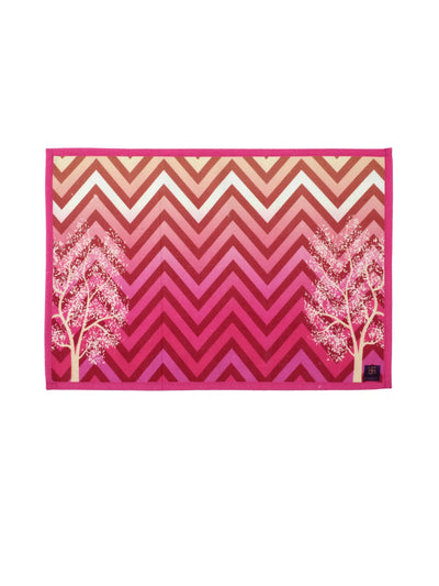 Pink Set of 6 Geometric Table Place Mats