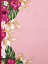 Pink Set of 6 Floral Table Place Mats