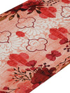 Maroon & Cream Floral Printed Placemat/Table Mat Pack of 6