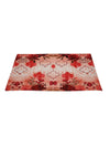 Maroon & Cream Floral Printed Placemat/Table Mat Pack of 6