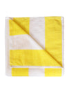 Set of 2 Yellow & Pink Stripes Microfiber Towels