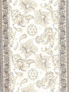 Cream & Beige Polyester Table Runner