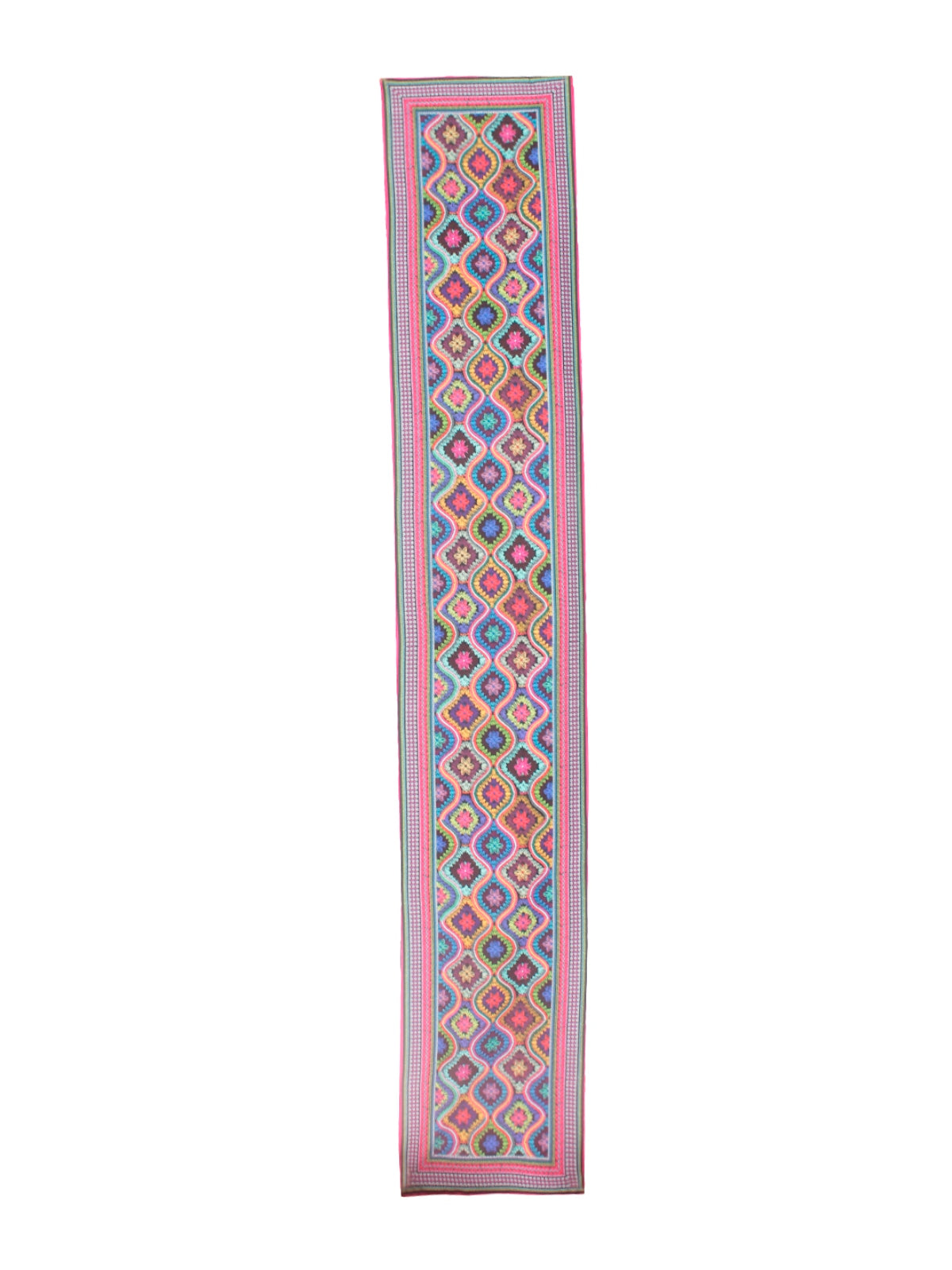 Multicolor Polyester Table Runner