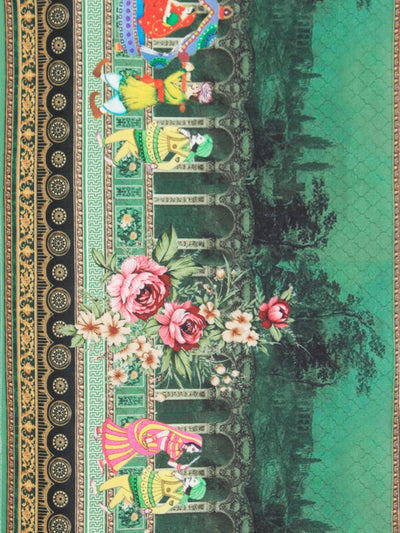 Green Polyester Table Runner