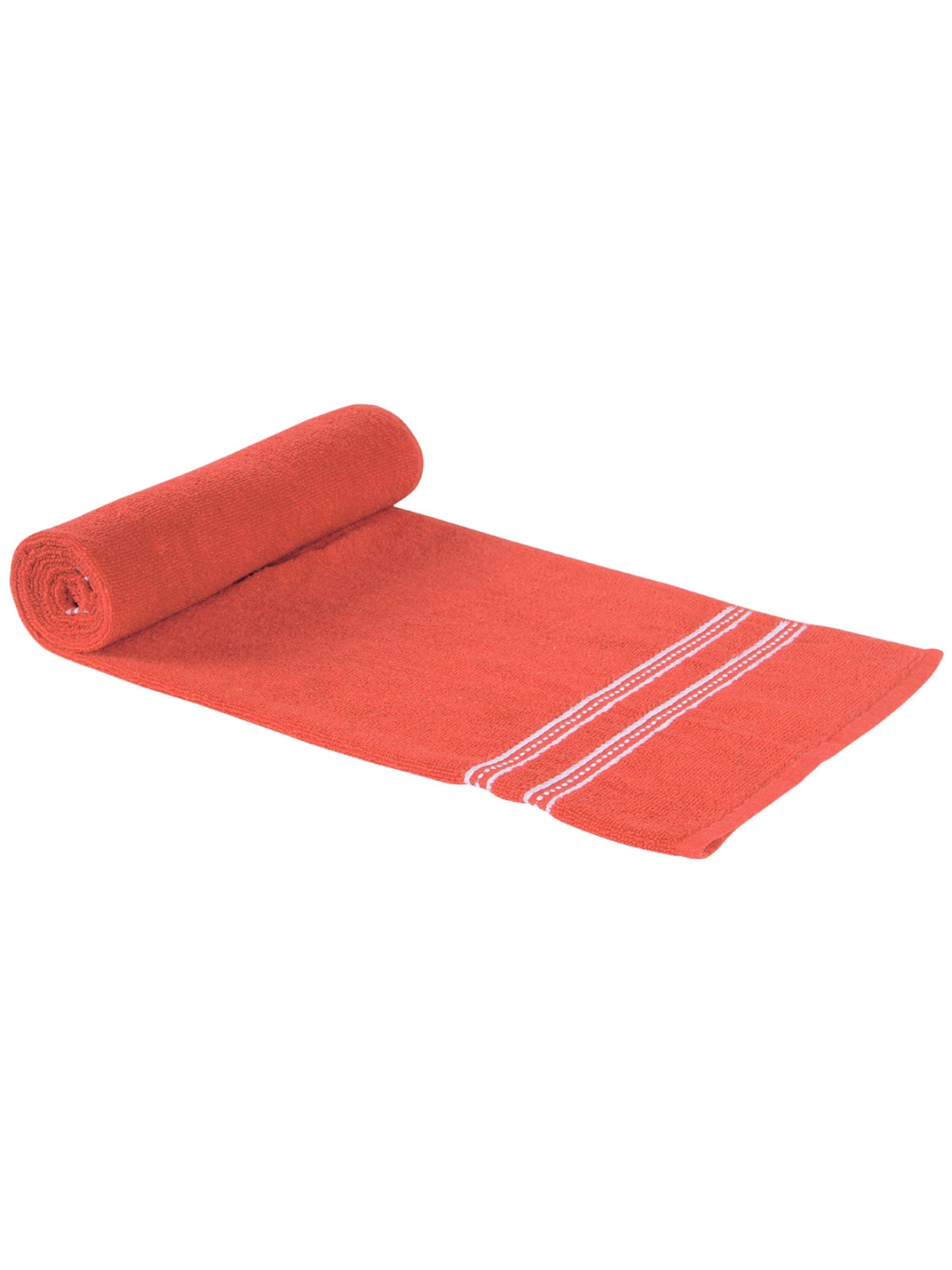 Coral Orange 400 GSM Cotton Pack of 1