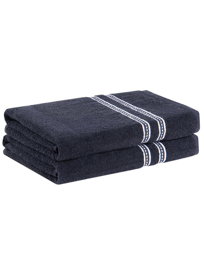 Green 400 GSM Cotton Bath Towel - Pack of 2