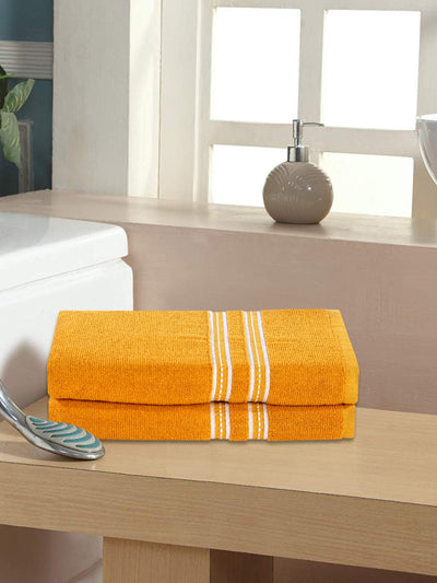 Blue 400 GSM Cotton Bath Towel - Pack of 2