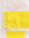 Yellow Stripes Patterned Microfiber Towel