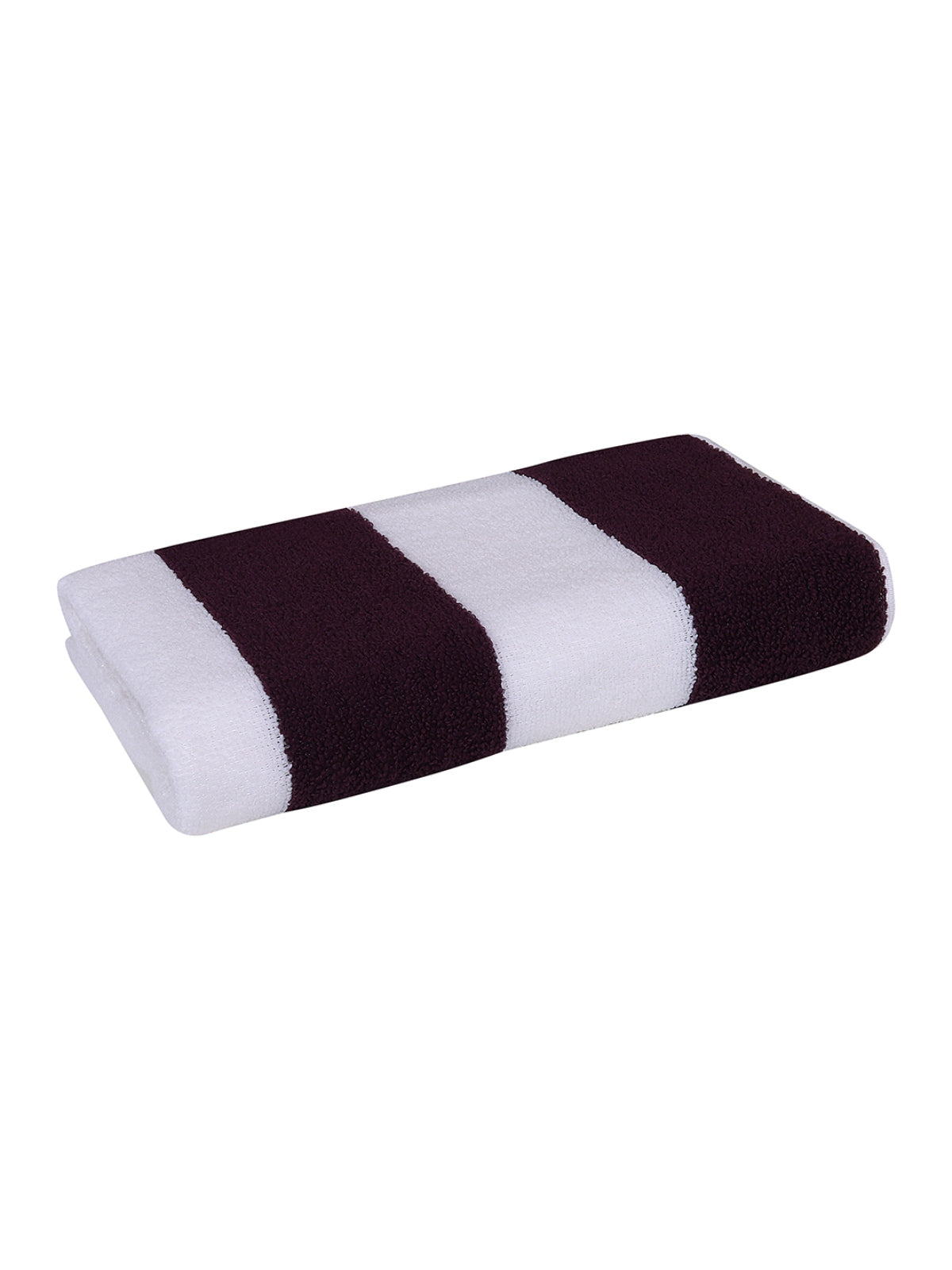 Purple Stripes Patterned Microfiber Towel