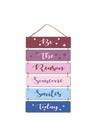 Be The Reason Someone Smiles Today 6 Blocks Wooden Wall Hanging